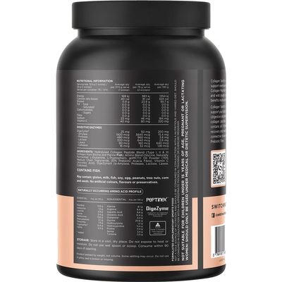 Switch Hydrolysed Collagen Protein | Unflavoured 938g Ingredients