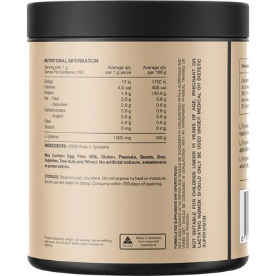 Switch Tyrosine 100% | Pure L-Tyrosine Unflavoured