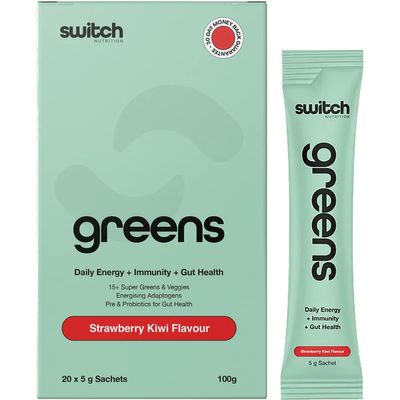 Switch Greens Sachets | Strawberry Kiwi