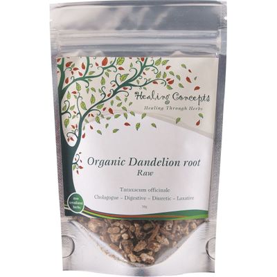 Healing Concepts Organic Dandelion Root Raw Tea 50g