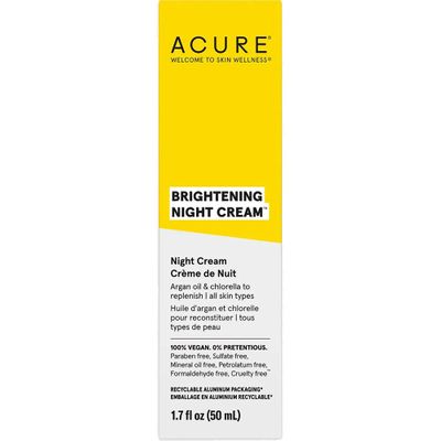 ACURE Brightening Night Cream Box Front