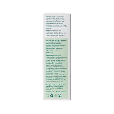 Amelia V-Soothe Cream Ingredients
