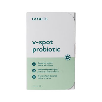 Amelia V Spot Probiotic Vaginal Pessaries x 10 Pack