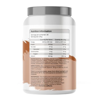 ATP Science Noway Collagen Protein | Iced Coffee ingredients