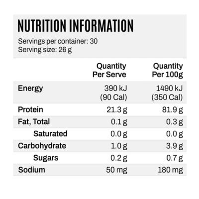ATP Science Noway Collagen Protein Water | Pineapple Nutritional Information