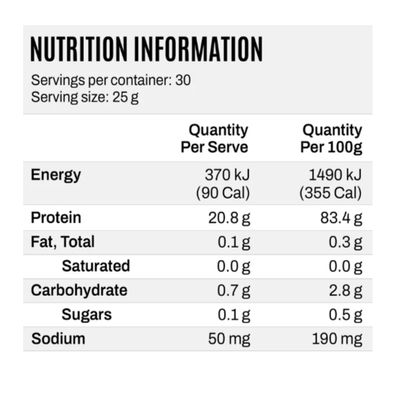 ATP Science Noway Collagen Protein Water | Pink Lemonade Nutritional Information