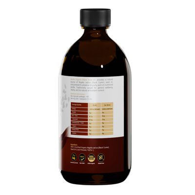 Apollo Black Seed Oil TQ 2% | Organic Nutitional Information