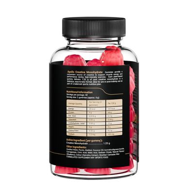 Apollo Creatine Monohydrate Gummies | Watermelon Nutritional Information
