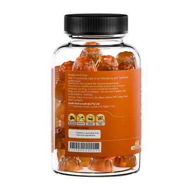 Apollo Maca Root Gummies | Orange Directions