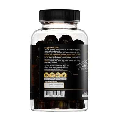Apollo Shilajit Gummies | Mixed Berry Directions