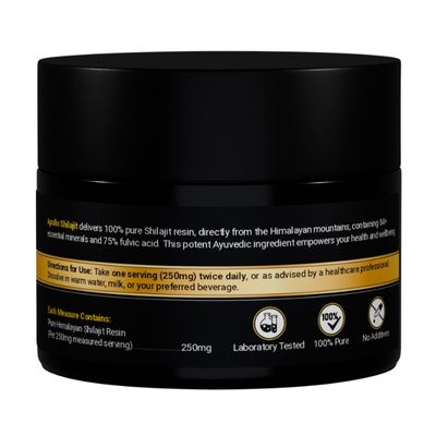 Apollo Shilajit Resin Directions