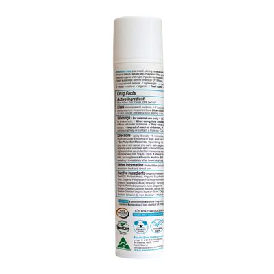 AussieZinc Sunscreen Baby SPF50 | Zinc Sunscreen Back