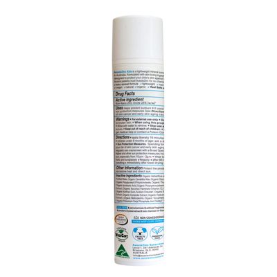 AussieZinc Sunscreen Kids SPF50 | Zinc Sunscreen Back