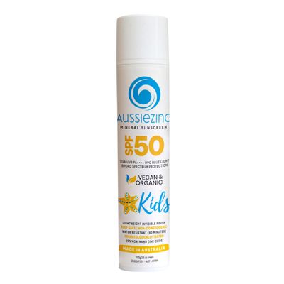 AussieZinc Sunscreen Kids SPF50 | Zinc Sunscreen