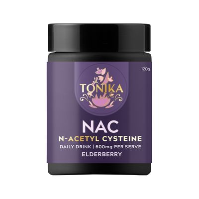 Tonika NAC Powder | Elderberry Flavour | N Acetyl Cysteine