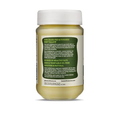 Best of the Bone Beef Tallow | Grass Fed & Finished Information