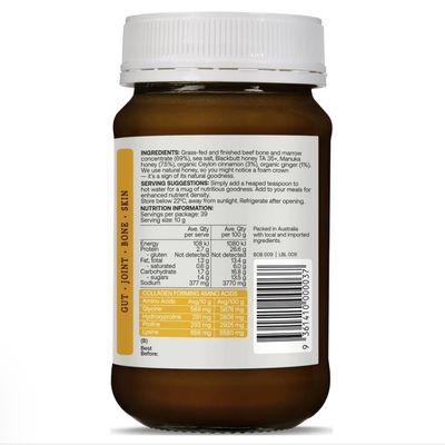 Best of the Bone Bone Broth | Manuka Honey, Ginger & Cinnamon Ingredients