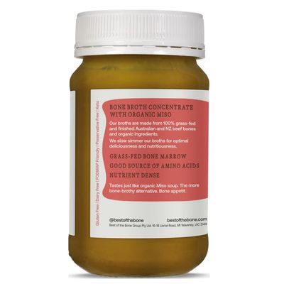 Best of the Bone Bone Broth | Organic Miso Information