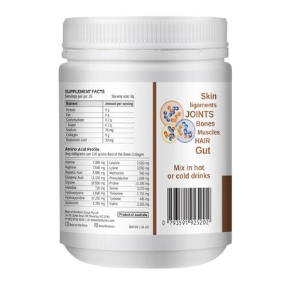 Best of the Bone Multi-Collagen Raw Organic Cacao | Protein Powder Ingredients