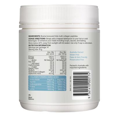 Best of the Bone Multi-Collagen Flavour-Free | Protein Powder 210g Ingredients