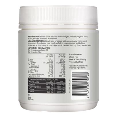 Best of the Bone Multi-Collagen Organic Mushroom | Protein Powder Ingredients