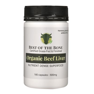 Best of the Bone Organic Beef Liver Capsules