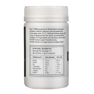 Best of the Bone Whole Bone Complex | Natural Calcium & Collagen Ingredients