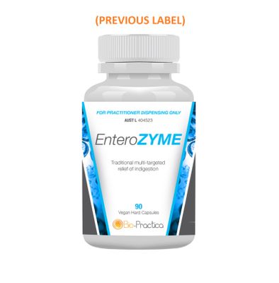 BioPractica EnteroZYME Capsules OLD LABEL