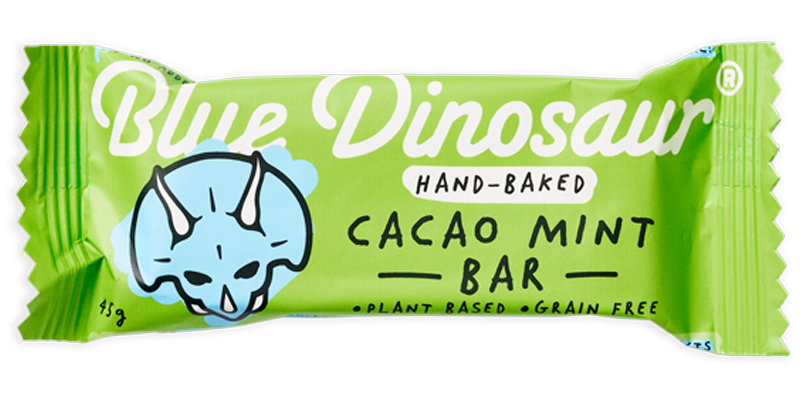 Blue Dinosaur Paleo Bar - Cacao Mint
