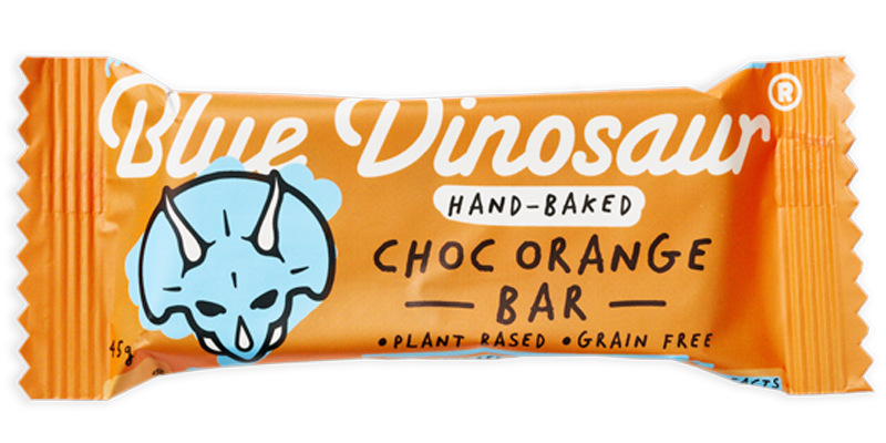 Blue Dinosaur Paleo Bar - Choc Orange