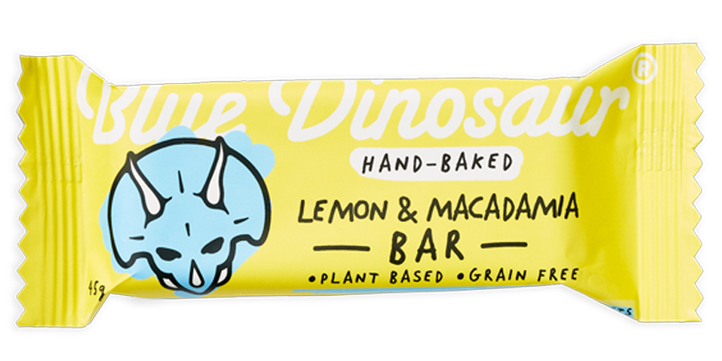 Blue Dinosaur Paleo Bar - Mac' Lemon