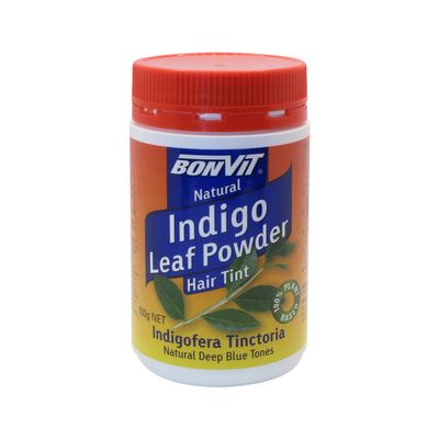 Bonvit Henna Herb Colour Hair - Natural Deep Blue Tones 100g