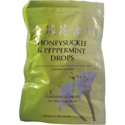 Cathay Herbal Honeysuckle and Peppermint Drops x 12 Pack