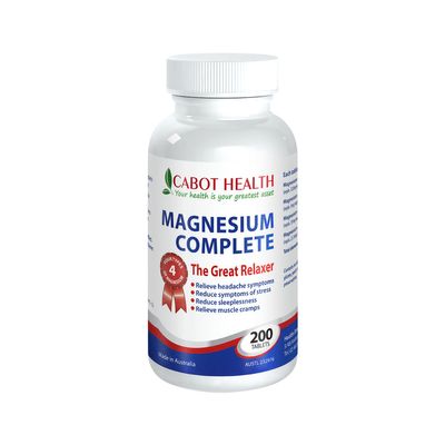 Cabot Health Magnesium Complete 200 Tablets