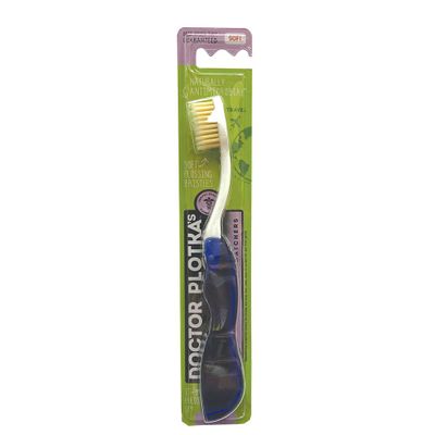 Dr Plotka's MouthWatch Toothbrush Travel Adult Soft Blue
