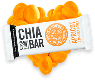 Health Discovery Chia Bar - Apricot & Manuka Honey
