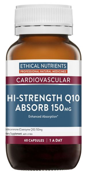Ethical Nutrients Hi-Strength CoQ10 Absorb 150mg