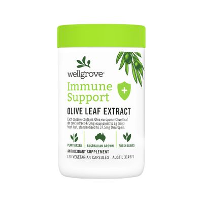 Wellgrove Olive Leaf Extract Immune Support 120vc