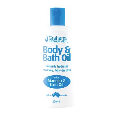 Grahams Natural Body and Bath Oil 220ml