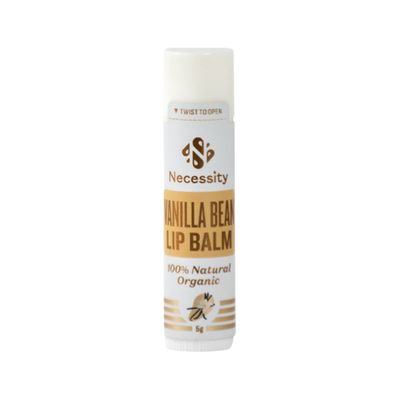 Necessity Organic Lip Balm Vanilla Bean 5g
