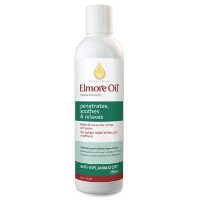 Elmore Oil Natural Relief Topical Liniment Anti Inflam 250ml