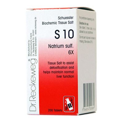 Dr. Reckeweg Tissue Salts | S10 Natrium sulph 6X