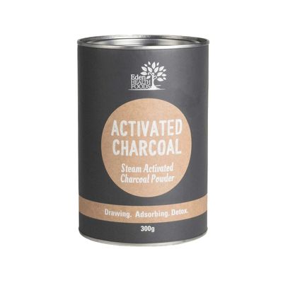 Eden Health Foods Activated Charcoal Powder | Steam Activated Charcoal 300g