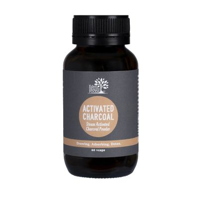 Eden Health Foods Activated Charcoal Capsules | Steam Activated Charcoal