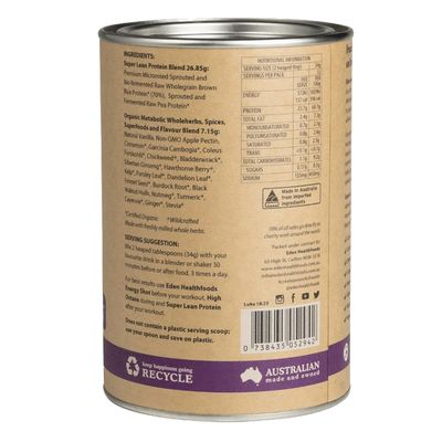 Eden Health Foods Super Lean Protein | Organic Thermogenic Ingredients