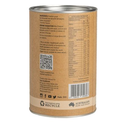 Eden Health Foods Sprouted Brown Rice Protein  | Natural Ingredients