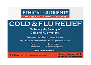 Ethical Nutrients Cold & Flu Relief | 30% OFF RRP