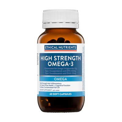 Ethical Nutrients Hi-Strength Fish Oil 60 Capsules