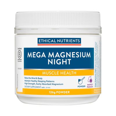 Ethical Nutrients Mega Magnesium Night 126g Powder