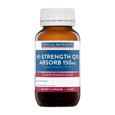 Ethical Nutrients Hi-Strength CoQ10 Absorb 150mg